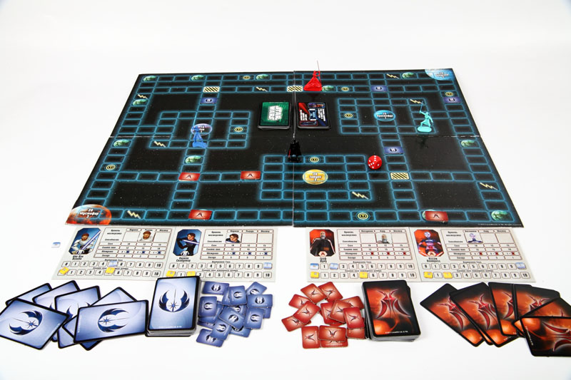 Игровое поле и компоненты игры Звездные войны