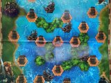 игра "Пираты. Поиски Чёрной жемчужины": Поле игры из тонкого картона