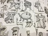 игра "A game about WEE WHIMSICAL CREATURES and trying to identify them after someone makes noises.": Карты существ
