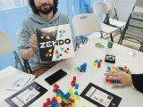игра "Zendo (2nd Edition)": в процессе, счастливый владелец игры нам ее показал)