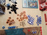 игра "Mare Nostrum: Empires": Жетоны караванов, рынков, городов и храмов